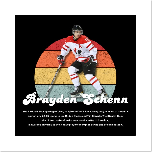 Brayden Schenn Vintage Vol 01 Wall Art by Gojes Art